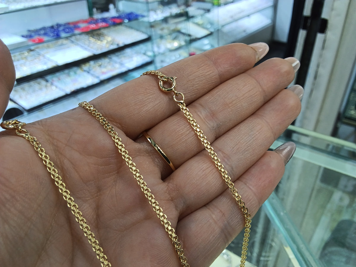 Cadena chinesca diamantada OL