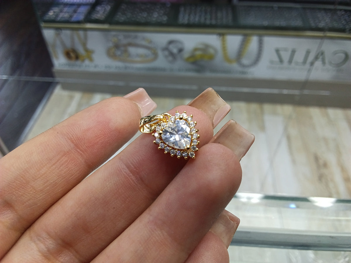 Dije corazón zircon OL
