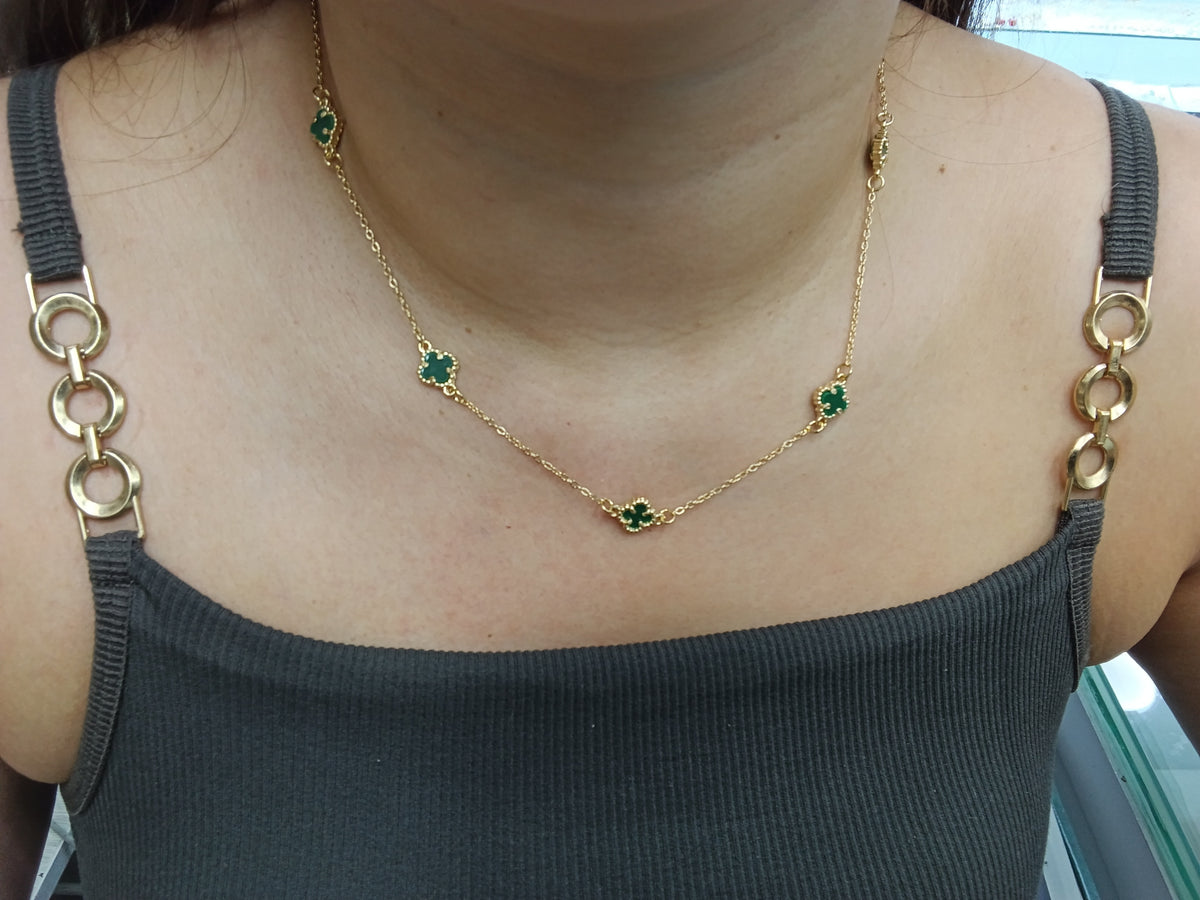 Collar Van Cleef verde (5)
