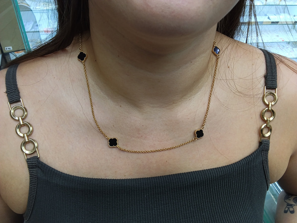 Collar Van Cleef negra