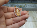 Dije Virgen milagrosa silueta OL