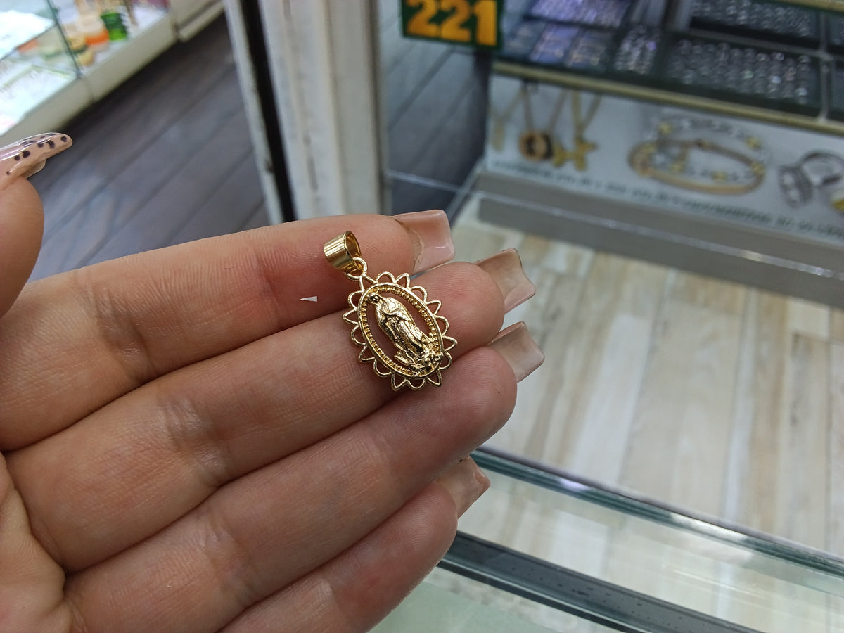 Dije medalla de Guadalupe OL