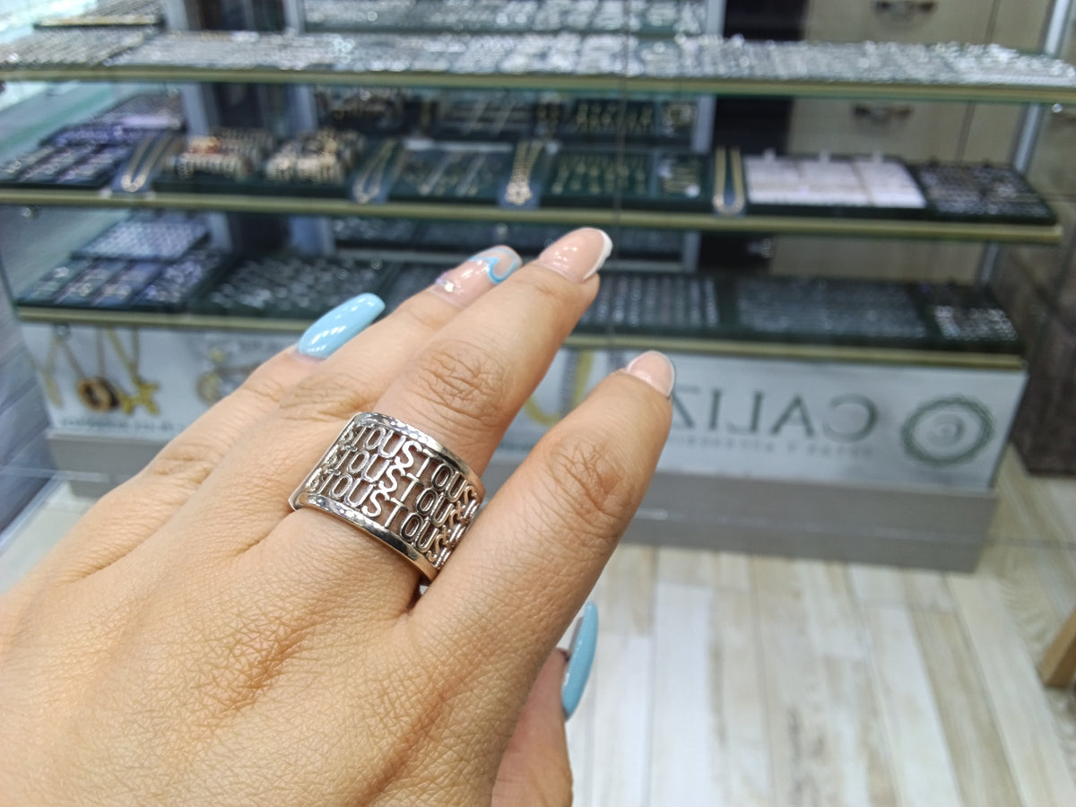 Anillos replica Tous en plata