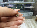 Dije San Benito zircon blanco OL pequeño