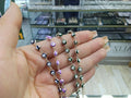 Pulseras de ojos turcos plata (130)