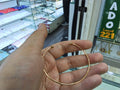Aro pulsera OL liso con balín en la punta
