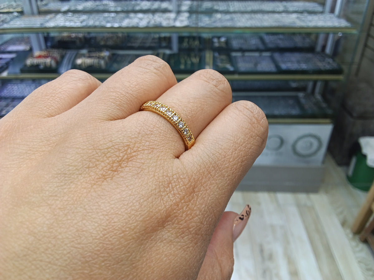 Anillos argollas  tipo corona OL