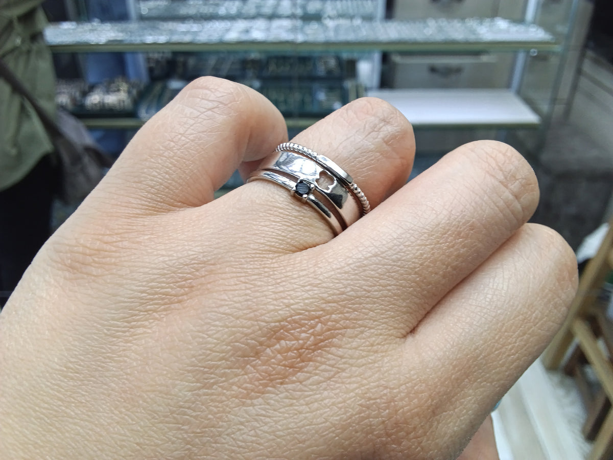 Anillos replica Tous en plata