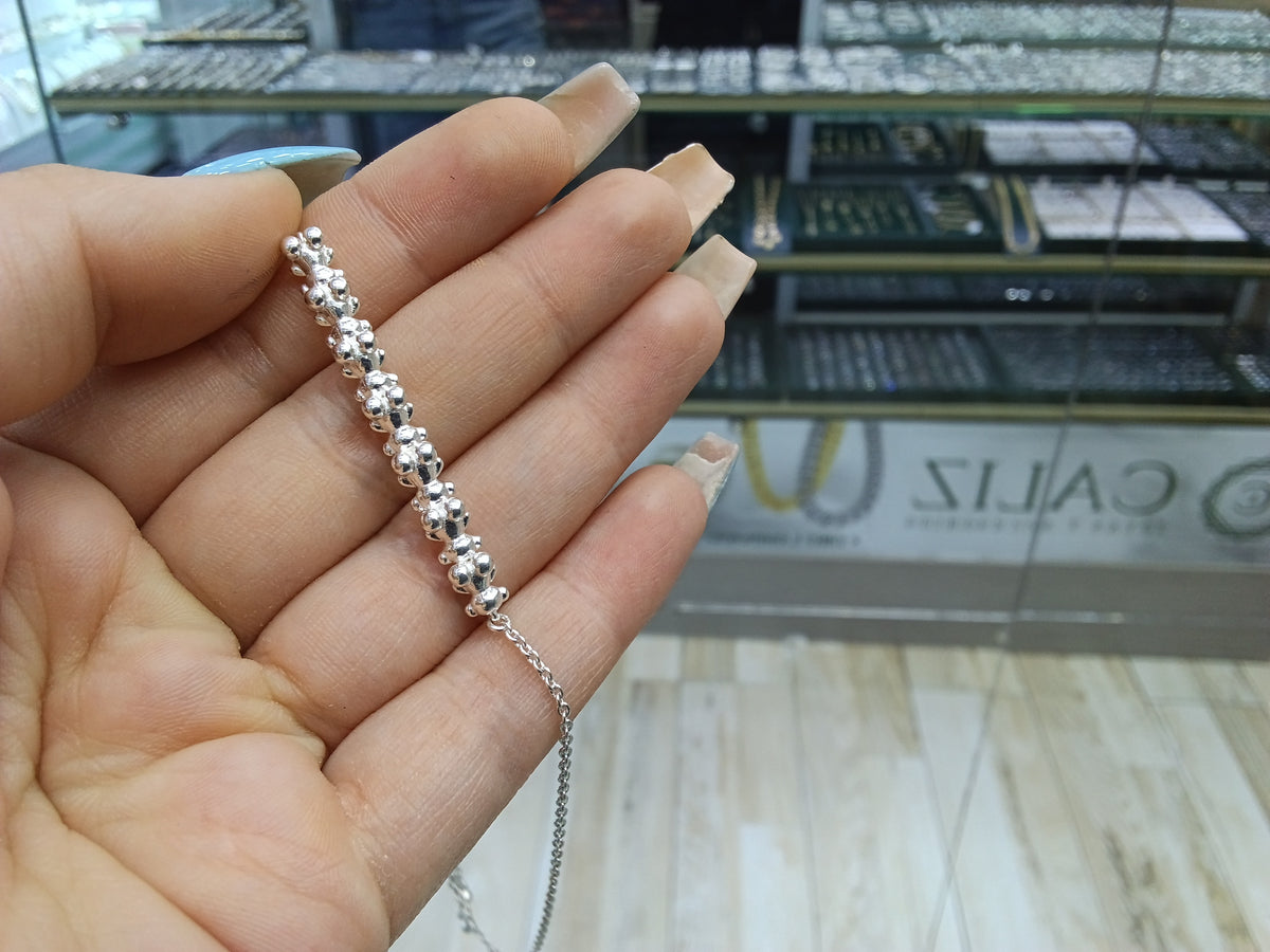 Pulsera tous ajustable plata